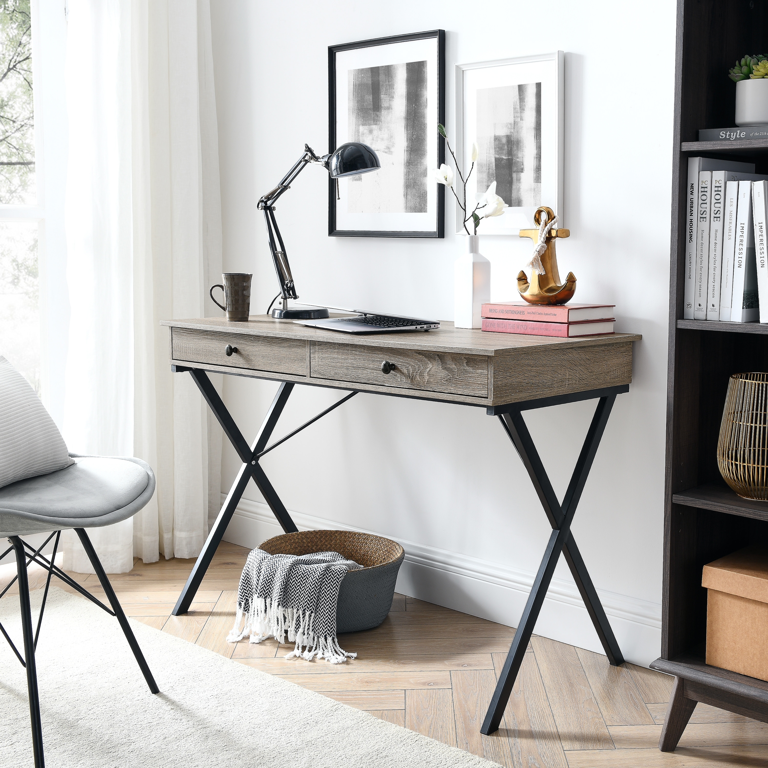 Stratford 2 hotsell drawer writing desk