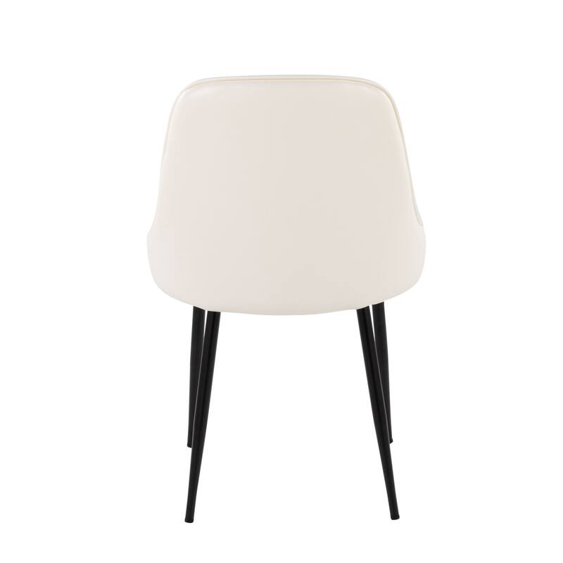 Silver Orchid Naldi Faux Leather Dining Chair - Set of 2