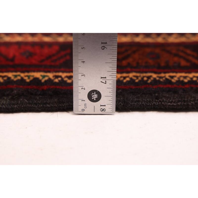 ECARPETGALLERY Hand-knotted Teimani Dark Navy Wool Rug - 3'8 x 6'7