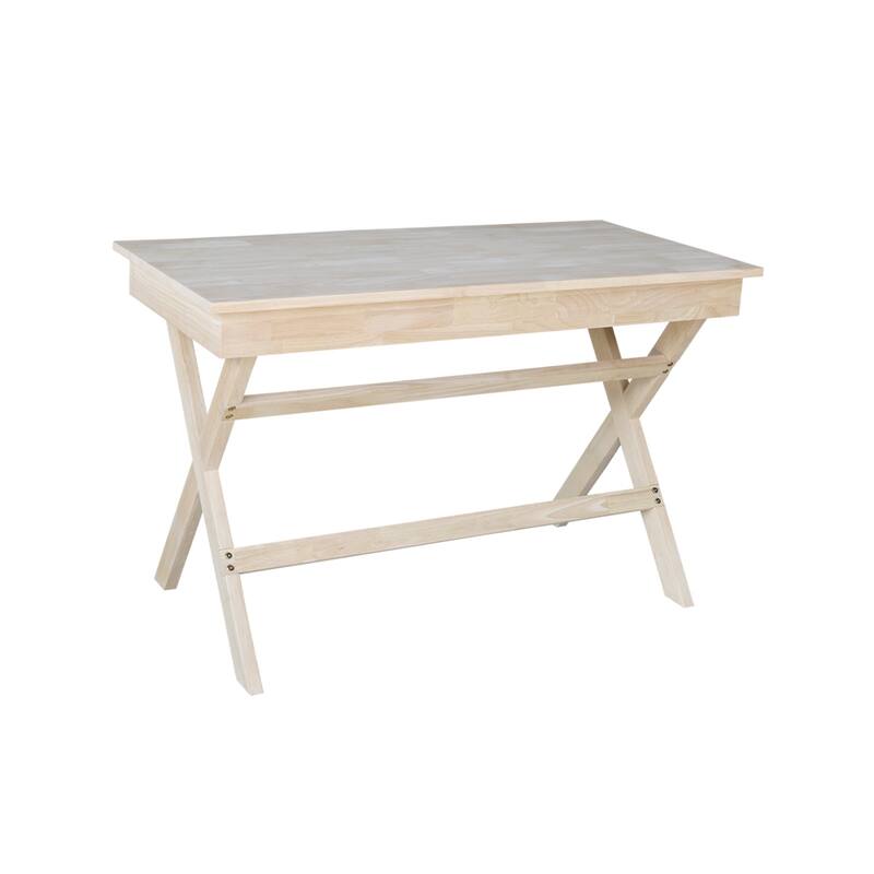 Cross Leg Solid Wood Desk