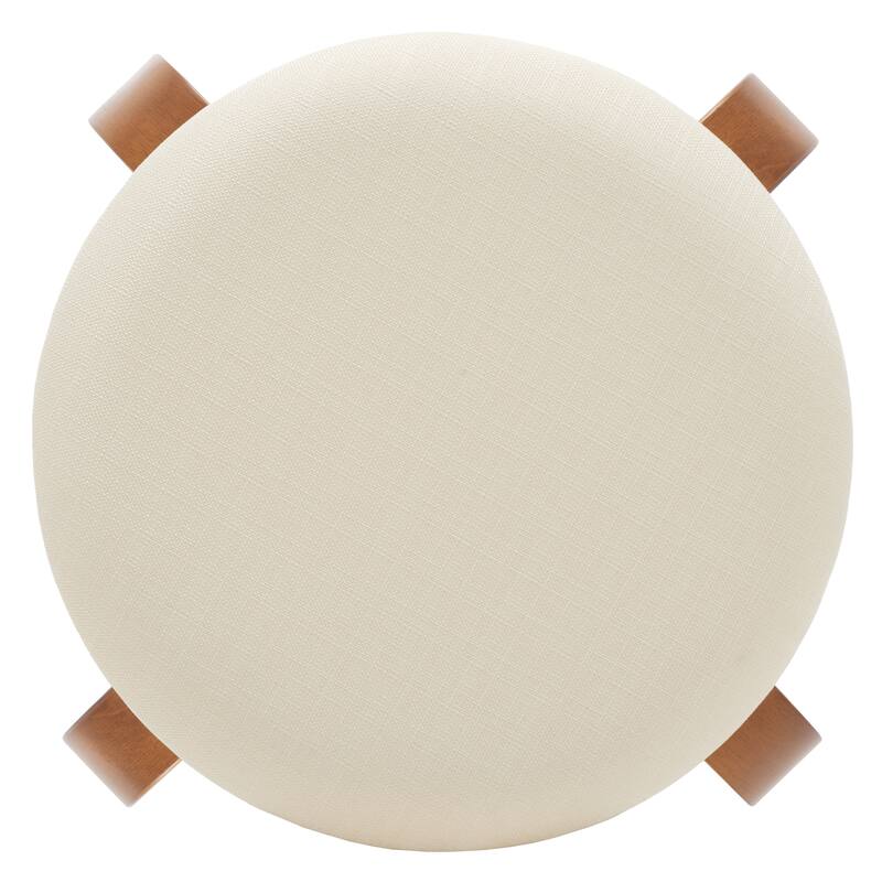 SAFAVIEH Thirza Upholstered Stackable Stool - 22 In. W x 22 In. D x 19 In. H - 22Wx22Dx19H