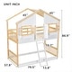 preview thumbnail 2 of 12, Twin over Twin House Bunk Bed