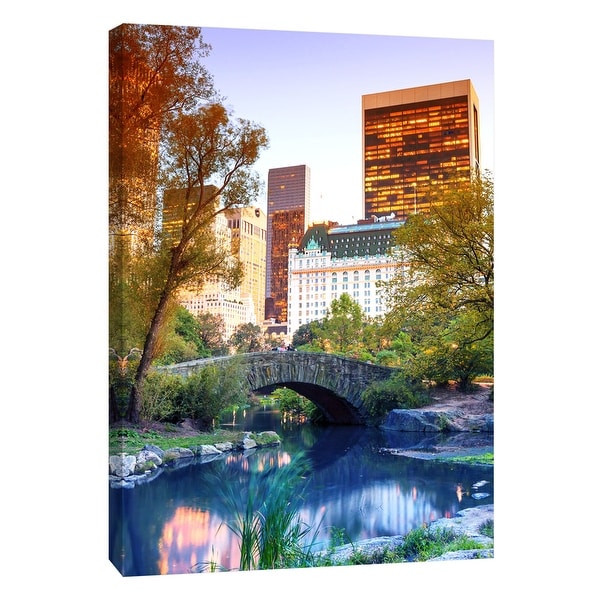 PTM Images 9-108425 PTM Canvas Collection 10" x 8" - "Central Park View" Giclee New York Art Print on Canvas