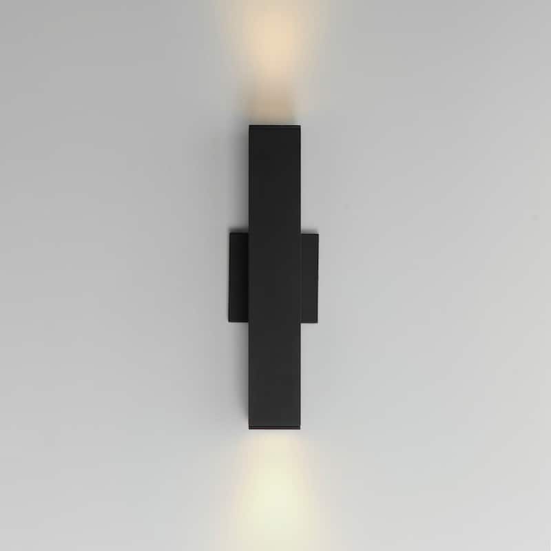 Maxim 86423 Culvert 2 Light 15" Tall LED Outdoor Wall Sconce