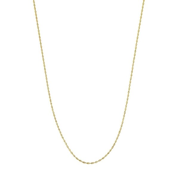 14k Necklace Raso Chain in White Gold Yellow Gold Choice of Lengths 16 18 20 24 and 1mm