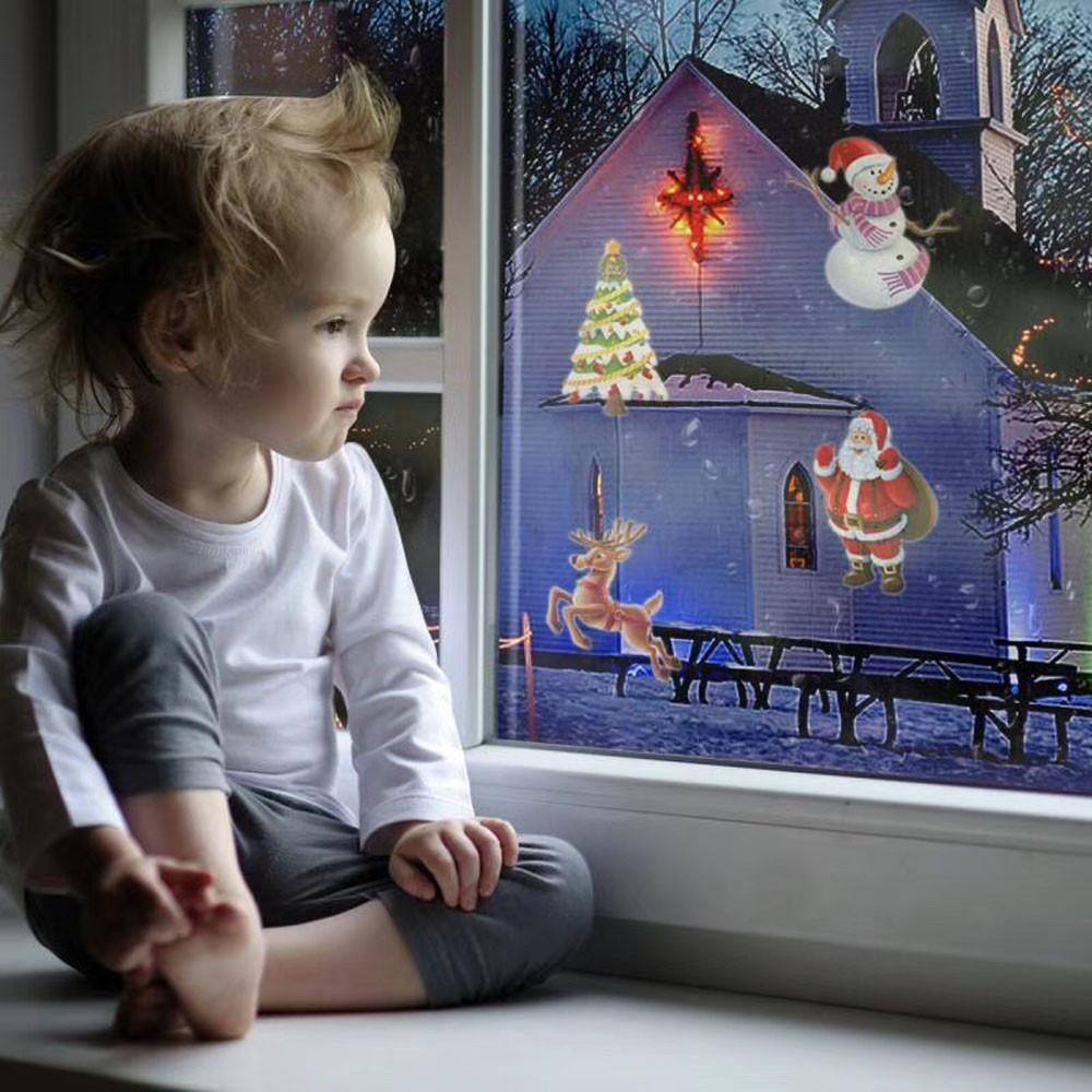 Colorized Auto Moving Projection Lights With 14 Replaceable Lens