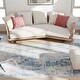 preview thumbnail 8 of 7, HOMCOM Area Rug 5x7, Machine Washable Rug, Non-Slip Modern Abstract Floor Cover Foldable Carpet for Living Room - 3'6"