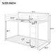 preview thumbnail 13 of 27, Twin over Twin Metal Bunk Bed, Low Bunk Bed with Ladder, Black