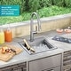 preview thumbnail 4 of 30, Kraus 15 in. Topmount Workstation Stainless Steel Outdoor Kitchen Sink