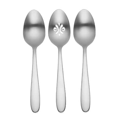 Vale Everyday Flatware Serving Spoons, Set Of 3