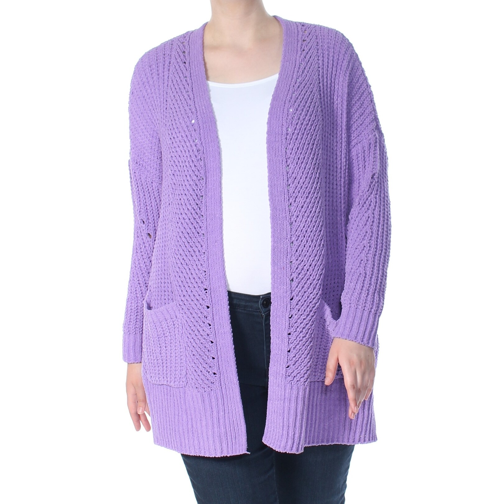 womens lilac cardigan