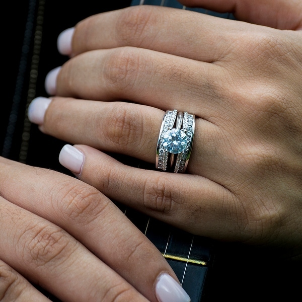 Wedding enhancer guard double sales ring