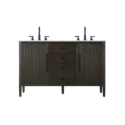 Elegant Lighting VF29654D Blakely 54" Free Standing Double Basin