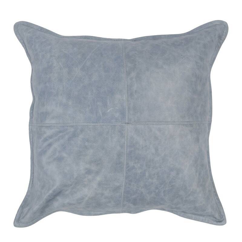Cheyenne 100% Leather Throw Pillow By Kosas Home