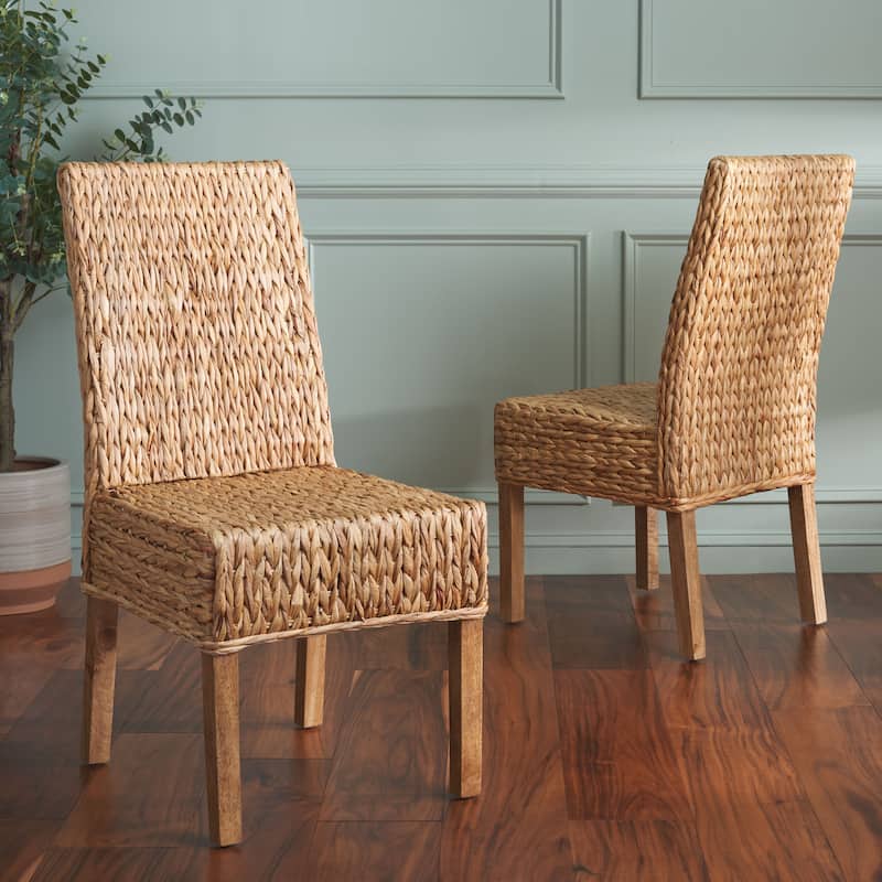 SAFAVIEH Marcy Brown Side Chair (Set of 2) - 18.1" W x 19.7" L x 39" H - 19"W x 22"D x 39"H
