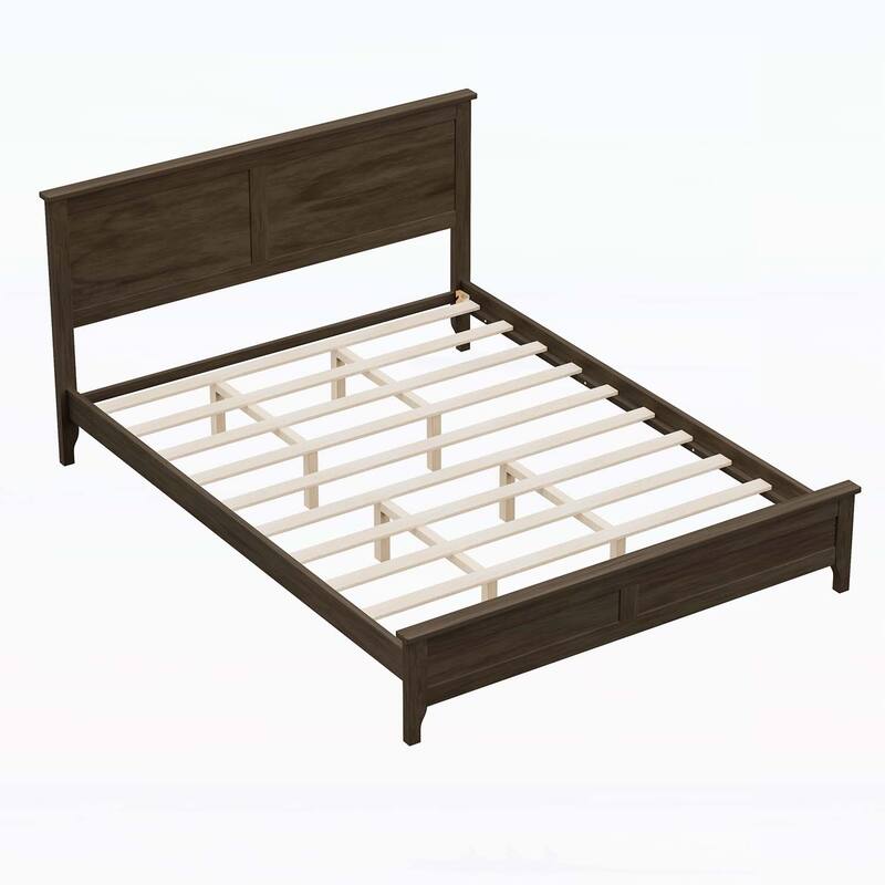 Charming Wood Platform Bed for Dreamy Nights and Relaxation