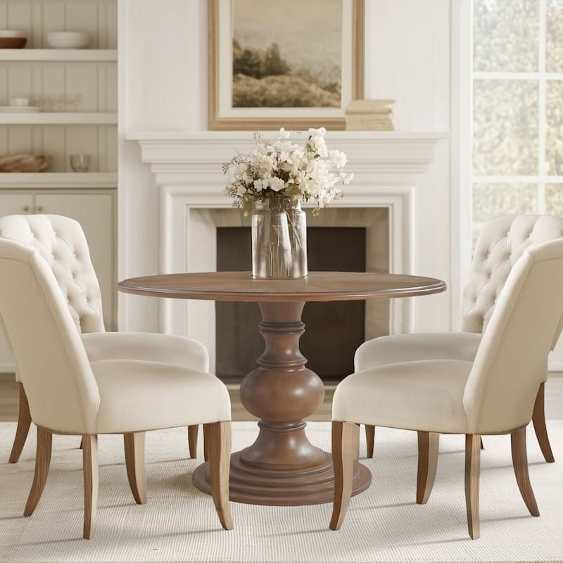 Madison Park Lexi 46" Round Pedestal Dining Table Dining Table