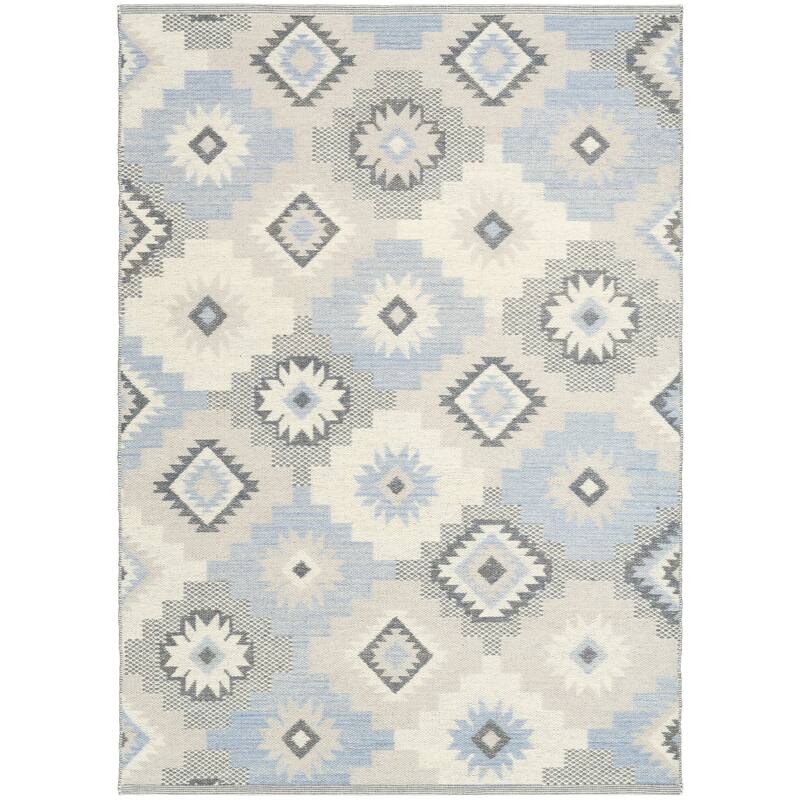 Nourison Copenhagen Flatwoven Wool Indoor only Geometric Area Rug
