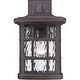 preview thumbnail 3 of 2, Stonington 1-Light Outdoor Wall Lantern in Palladian Bronze