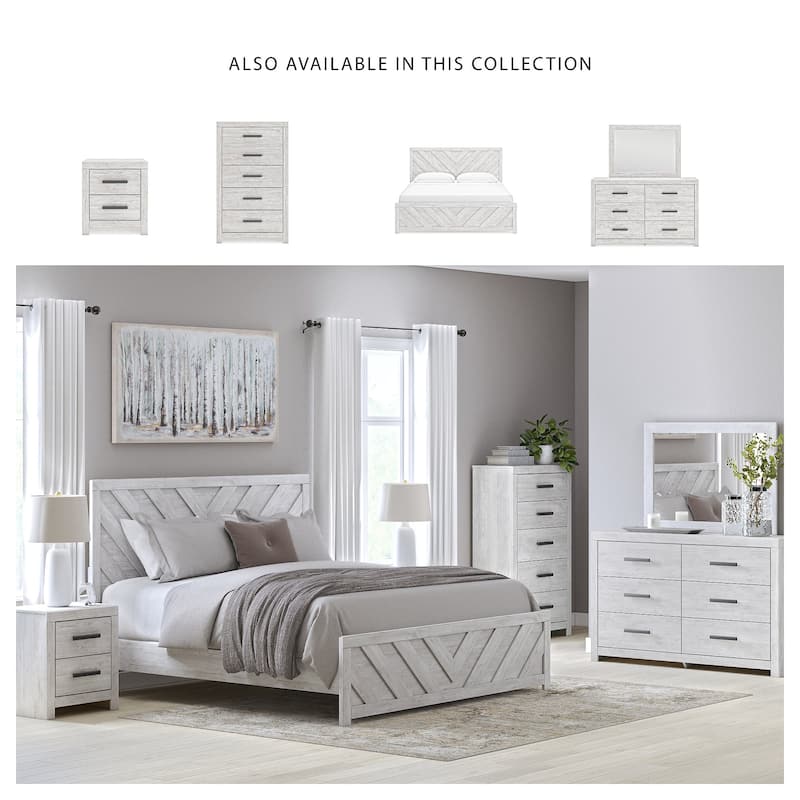 Signature Design by Ashley Cayboni Whitewash Nightstand