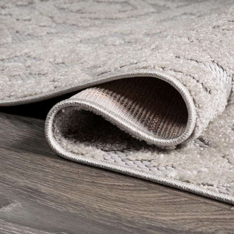 JONATHAN Y Jordan High-Low Pile Mediterranean Tile Indoor/Outdoor Area Rug
