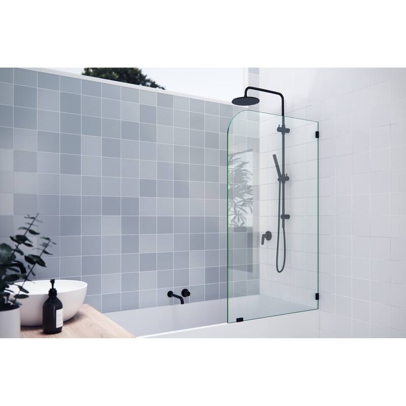 Glass Warehouse B-F-RAD-30 Solaris 58-1/4" High x 30" Wide Fixed