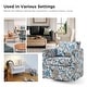 preview thumbnail 41 of 51, HULALA HOME Erkenbald Modern Slipcovered Swivel Chair with Reversible Cushion and Washable Cover