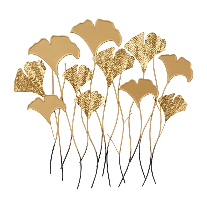 Gold Metal Bohemian Nature Wall Decor