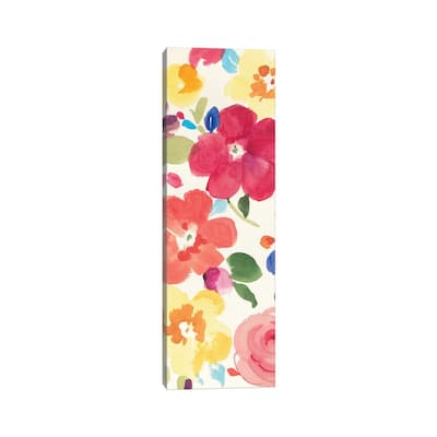 iCanvas "Popping Florals III" by Danhui Nai Canvas Print