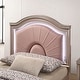 preview thumbnail 8 of 9, Ving Glam Wood 3-Piece Youth Platform Bedroom Set with LED Light by Furniture of America