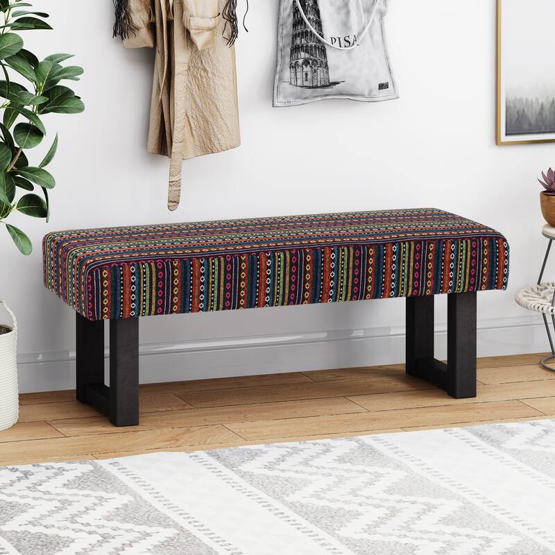 Ashford Boho Fabric Bench by Christopher Knight Home