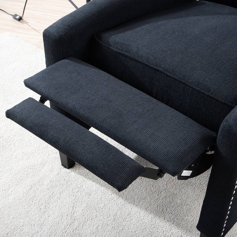 Polyester/Fabric Manual Wing Chair Recliner