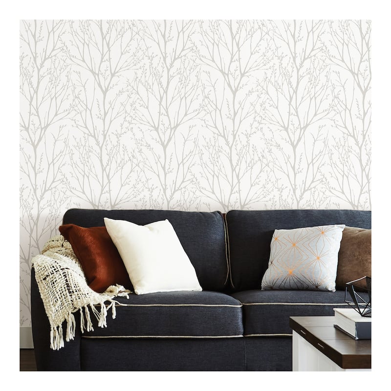 NuWallpaper Treetops Peel & Stick Wallpaper - 216in x 20.5in x 0.025in