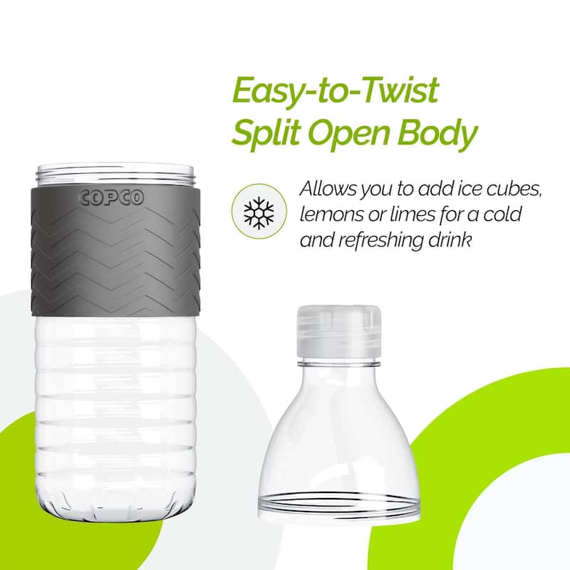 Copco 2 Pack Hydra Resuable Water Bottles - 16.9 oz each