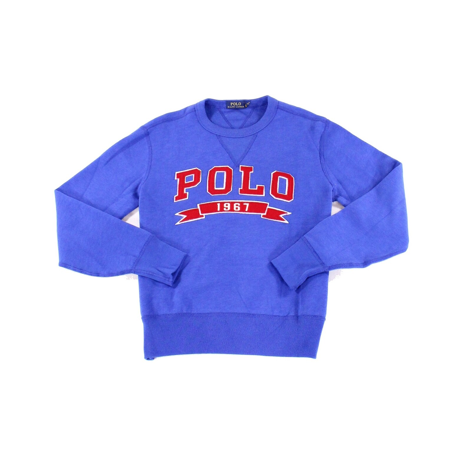 red polo crewneck