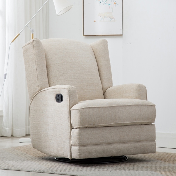 Shelby Wingback Swivel Glider Recliner by Greyson Living On Sale