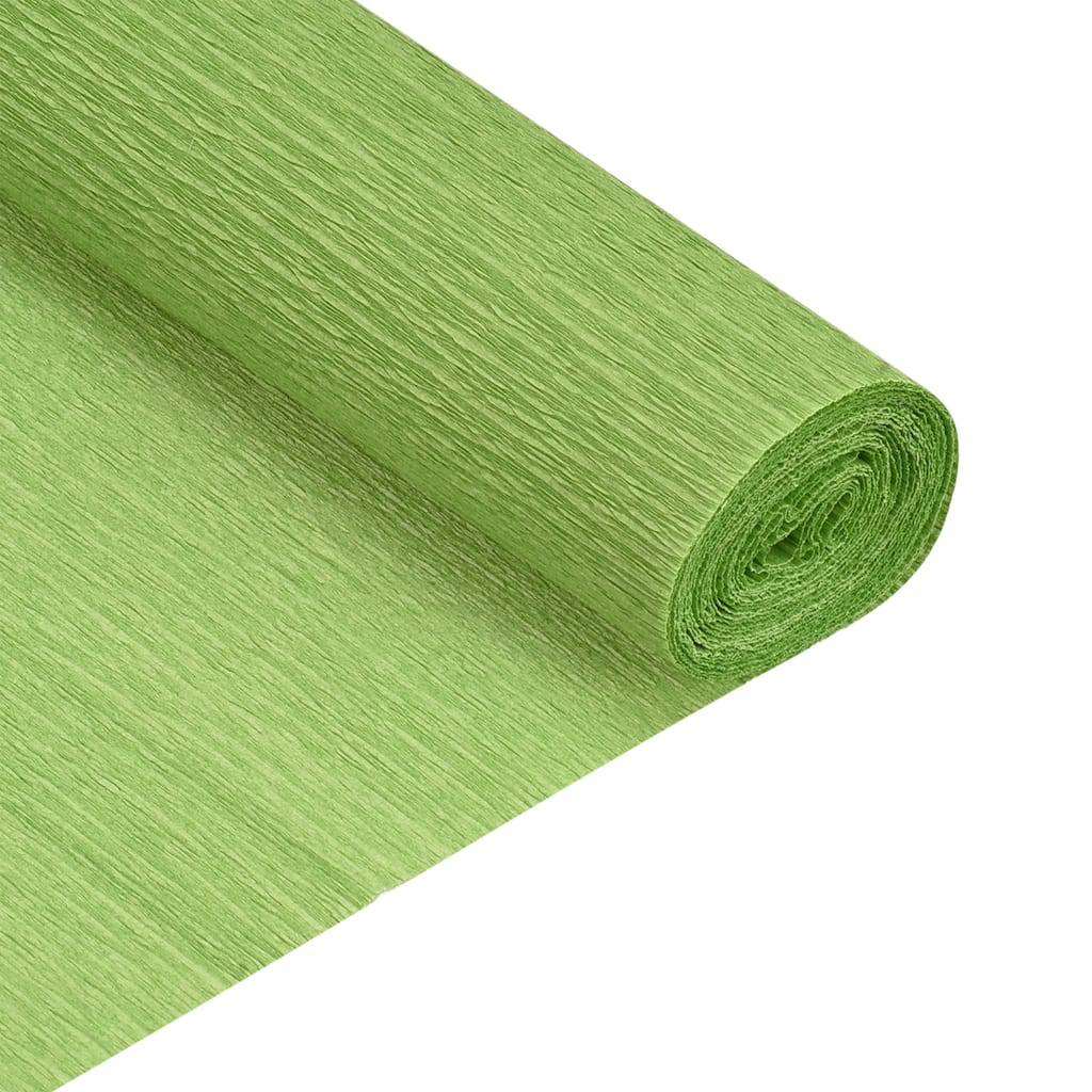 Crepe Paper Roll 7.5ft Long 20 Inch Wide for Festival Ornament - Light Green