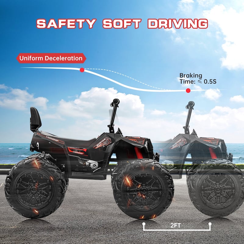 Kids ATV 24V Ride on Car 4WD Quad Electric Vehicle