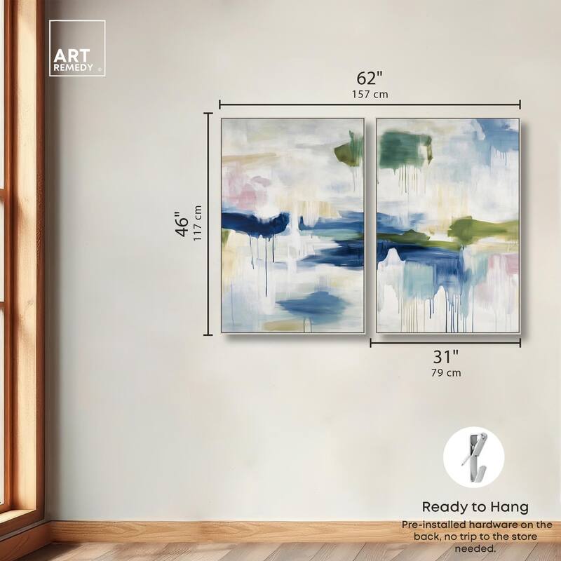 Kairos I Canvas Set of 2 by Art Remedy