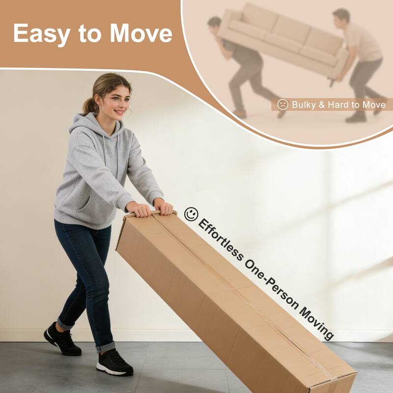 Velvet Tufted Loveseat Sofa Modular Couch, Boneless Deep Seat 2-Seater Couch, Available with/without Ottoman