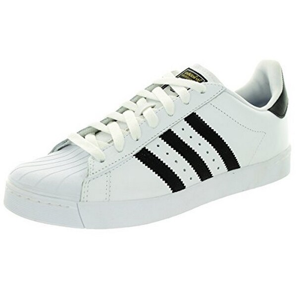 adidas superstar vulc adv black & white shoes