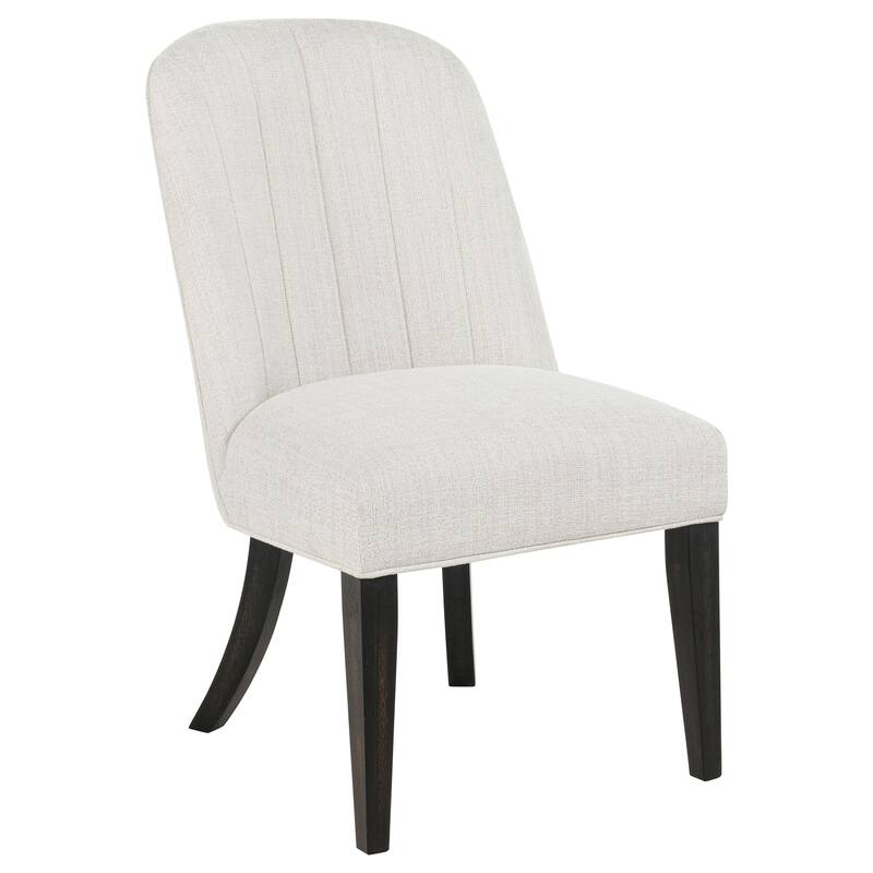 Leandro Upholstered Dining Side Chair Cream (Set of 2)