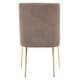 preview thumbnail 111 of 124, SAFAVIEH Couture Nolita Velvet Accent Chair - Mustard / Brass - 28"x23"x35.3" - 28" W x 23" D x 35" H