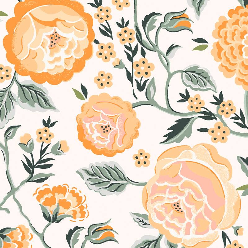 Cath Kidston Strawberry Garden Yellow Wallpaper