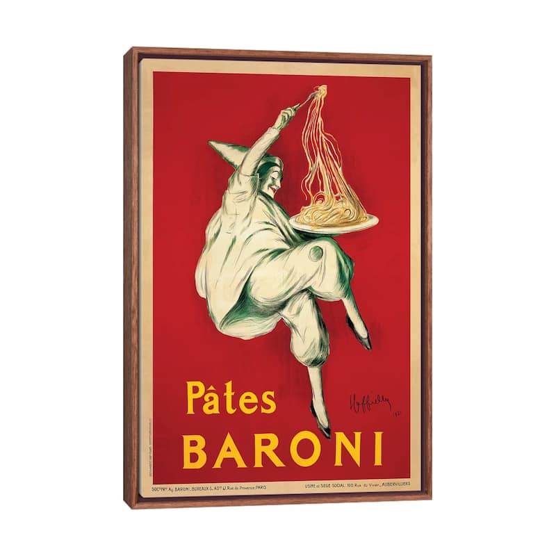 Large Wall Art, Framed Art, Advertisement, by Leonetto Cappiello - Walnut