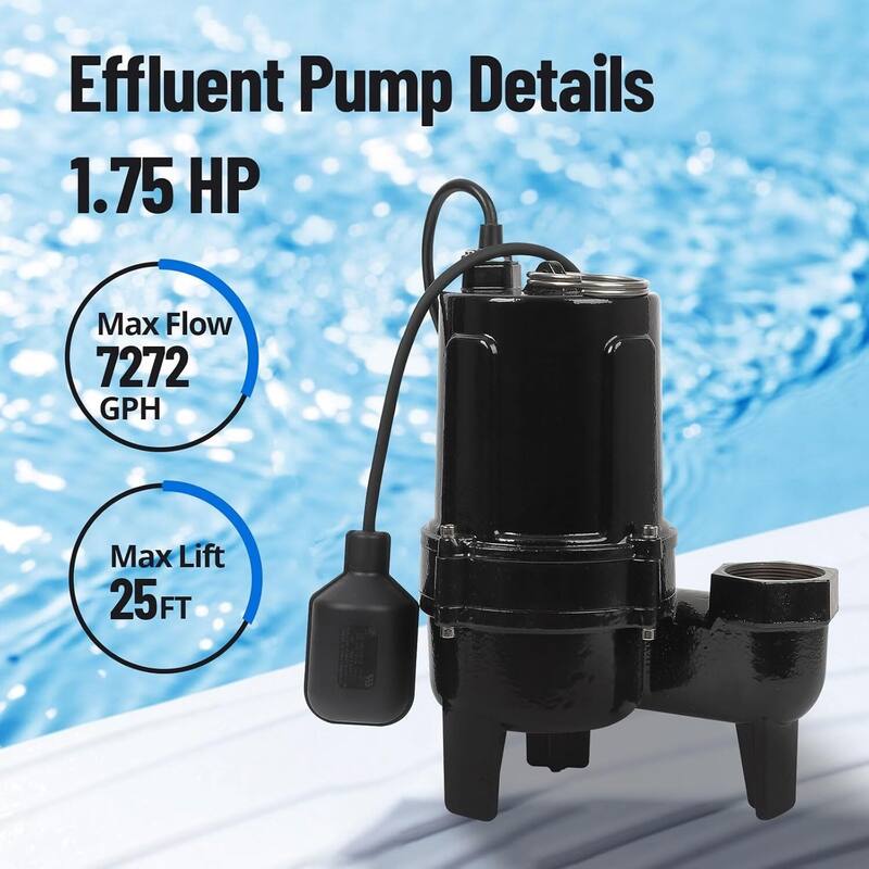 2HP Self-Priming Inground Pool Pump 8896GPH High Flow with Strainer Basket