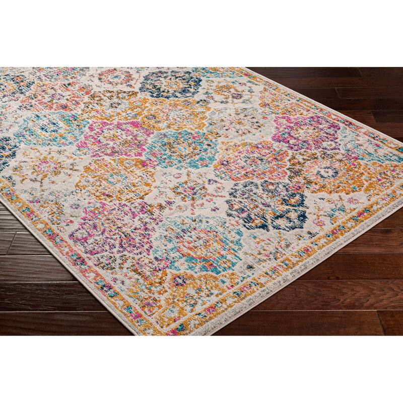 Livabliss Harput Transitional Medallion Area Rug