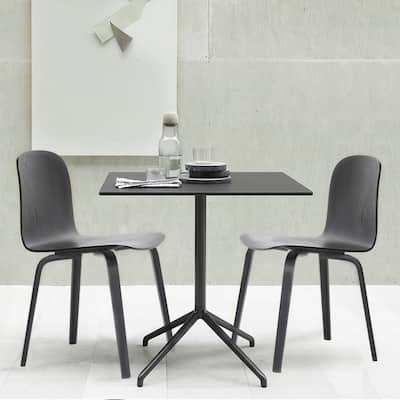 (Set of 2) ELSA Modern Wood Dining Side Chairs
