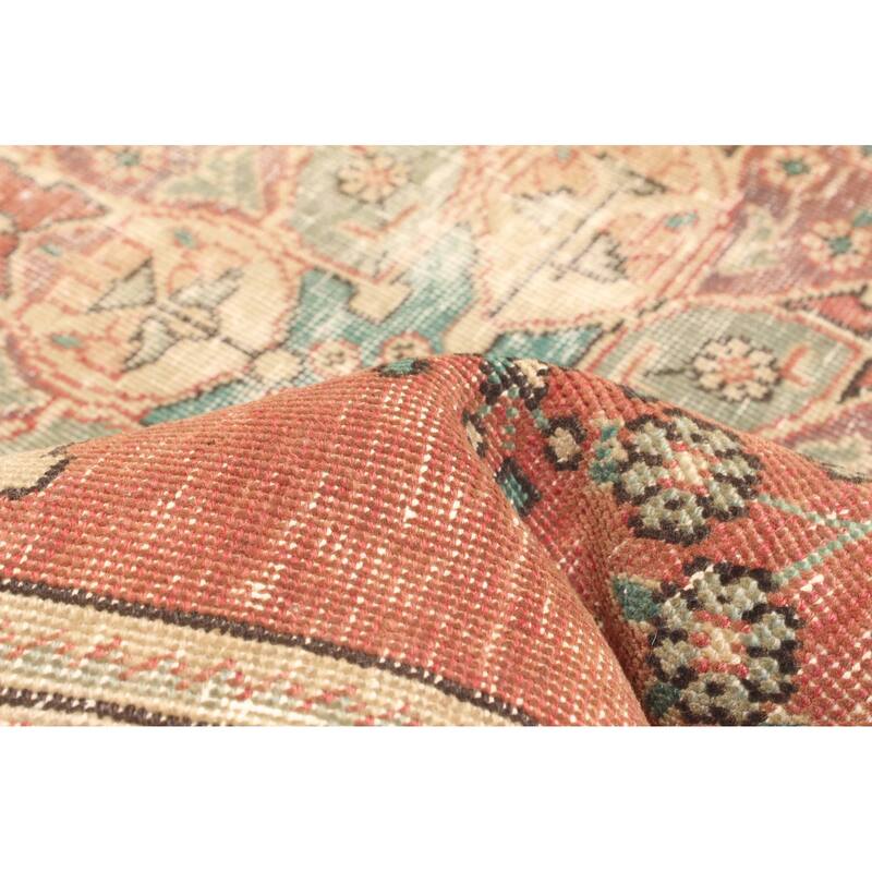 ECARPETGALLERY Hand-knotted Antalya Vintage Copper Wool Rug - 3'0 x 4'6