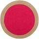preview thumbnail 43 of 66, SAFAVIEH Handmade Natural Fiber Charlyne Bordered Round Jute Rug